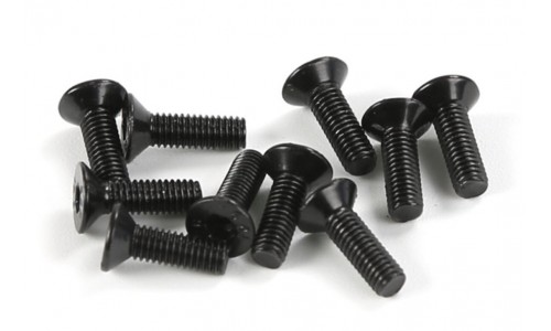 Counter Sunk Hex Screws M3x10 - 10Pcs │ Baha 10B
